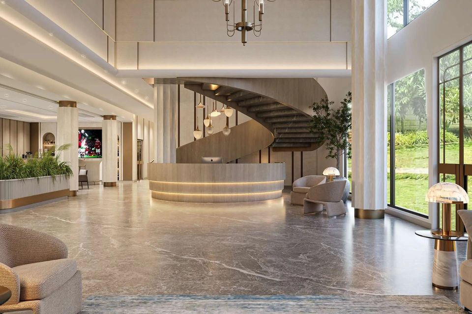 Club reception. Artist's impression. Source: Amritvas Realty website