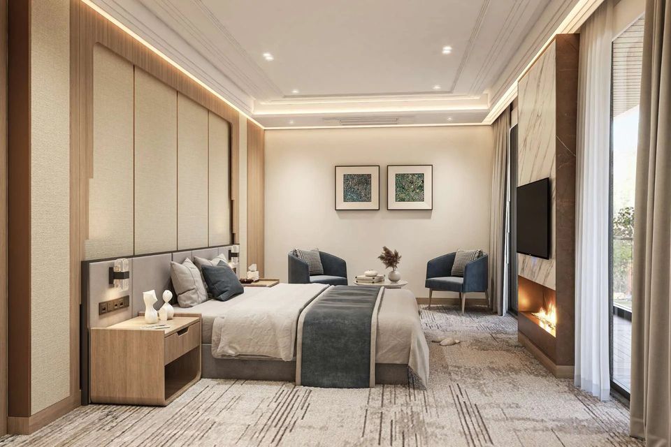 Guest room. Artist's impression. Source: Amritvas Realty website
