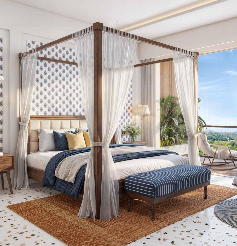 Bedroom. Artist's impression. Source: G.O.A.A. Premium Residences brochure, House of Abhinandan Lodha (Feb 2026)