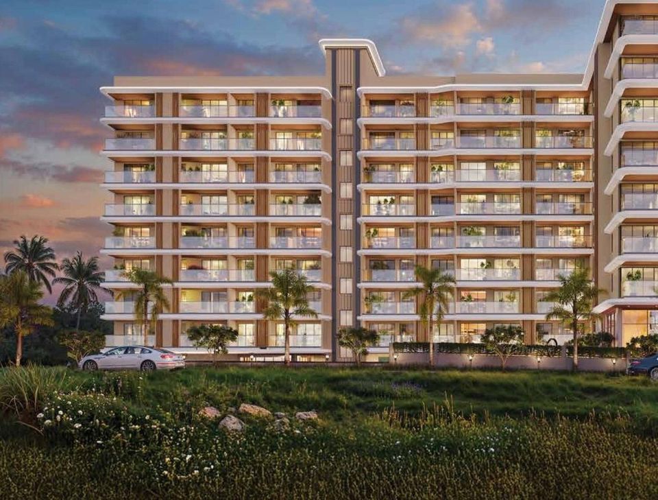 G.O.A.A. Premium Residences exterior. Artist's impression. Source: G.O.A.A. Premium Residences brochure, House of Abhinandan Lodha (Feb 2026)