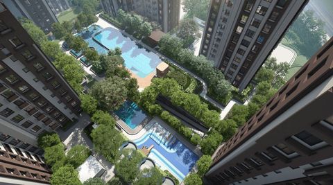 Aerial view. Artist's impression. Source: Srijan Realty website