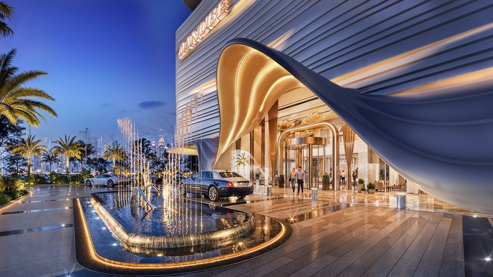 Arrival and entrance. Artist's impression. Source: Danube Properties website