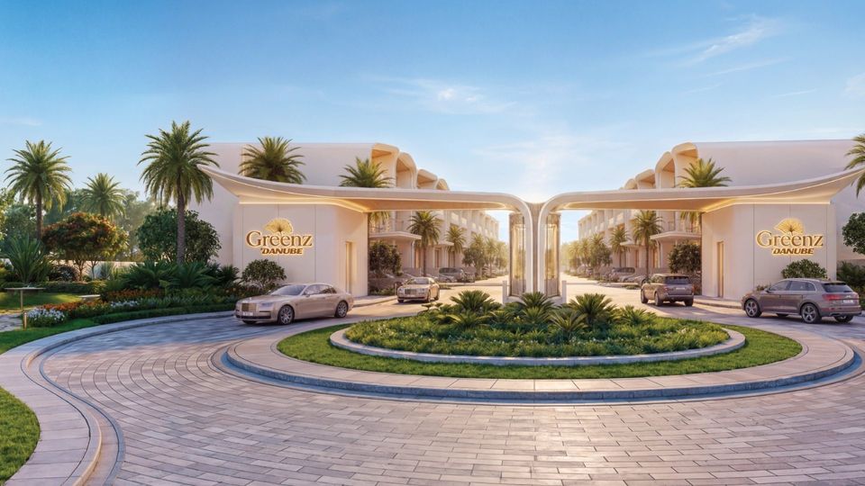 Community entrance. Artist's impression. Source: Danube Properties website