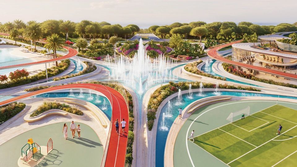 Central amenities. Artist's impression. Source: Danube Properties website