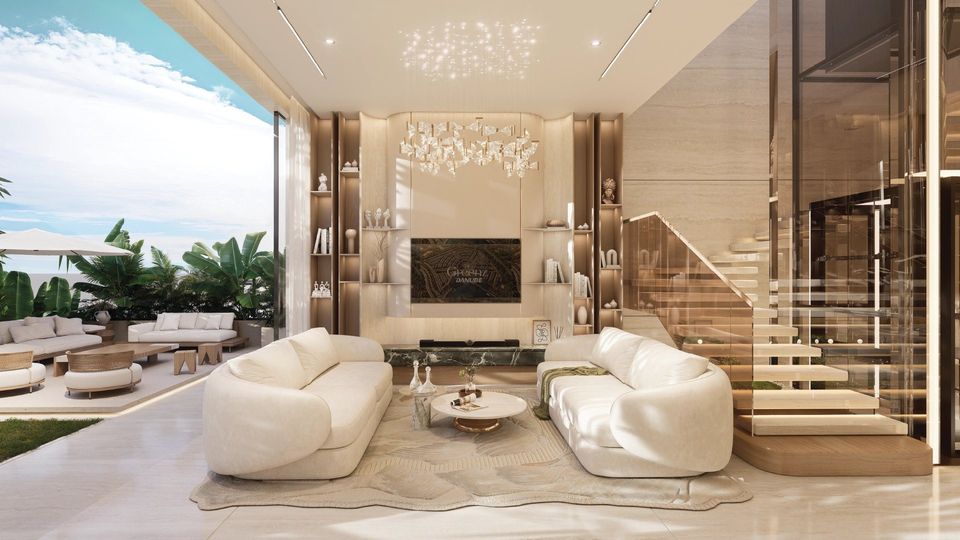 Living room. Artist's impression. Source: Danube Properties website