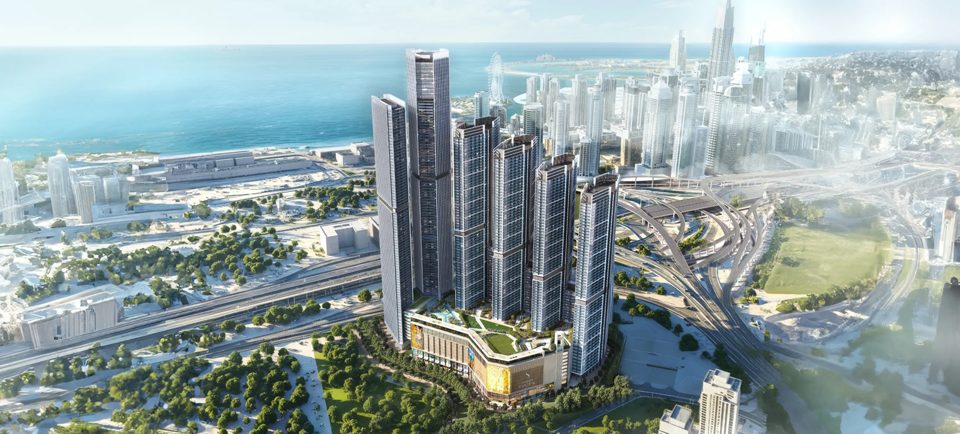 Sobha Central: SOBHA CENTRAL. Developer image; may be an artist's impression. Source: Sobha Realty project website.