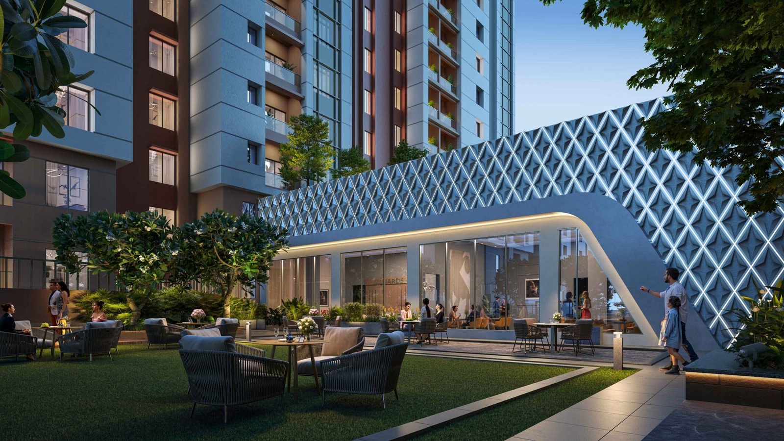 Bhawani Paraiso: official developer project render. Artist’s impression.