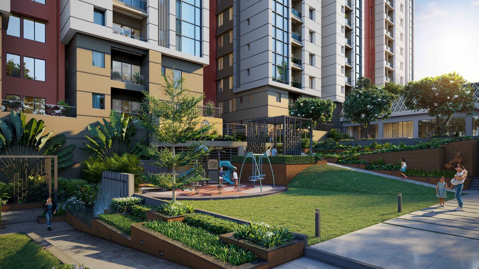 Bhawani Paraiso: official developer project render. Artist’s impression.